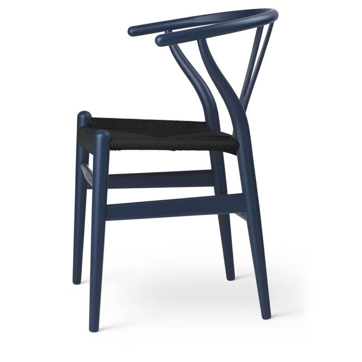 【カールハンセン別注Kvadratクッションプレゼント】CARL HANSEN & SON（カールハンセン&サン）/CH24/Yチェア（ワイチェア）/ビーチ材/SOFT BLUE仕上げ/ブラックペーパーコード/SH45【納期】ご注文後確認