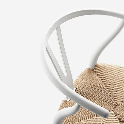 【カールハンセン別注Kvadratクッションプレゼント】CARL HANSEN & SON（カールハンセン&サン）/CH24/Yチェア（ワイチェア）/ビーチ材/SOFT NATURAL WHITE仕上げ/ナチュラルペーパーコード/SH45【納期】ご注文後確認