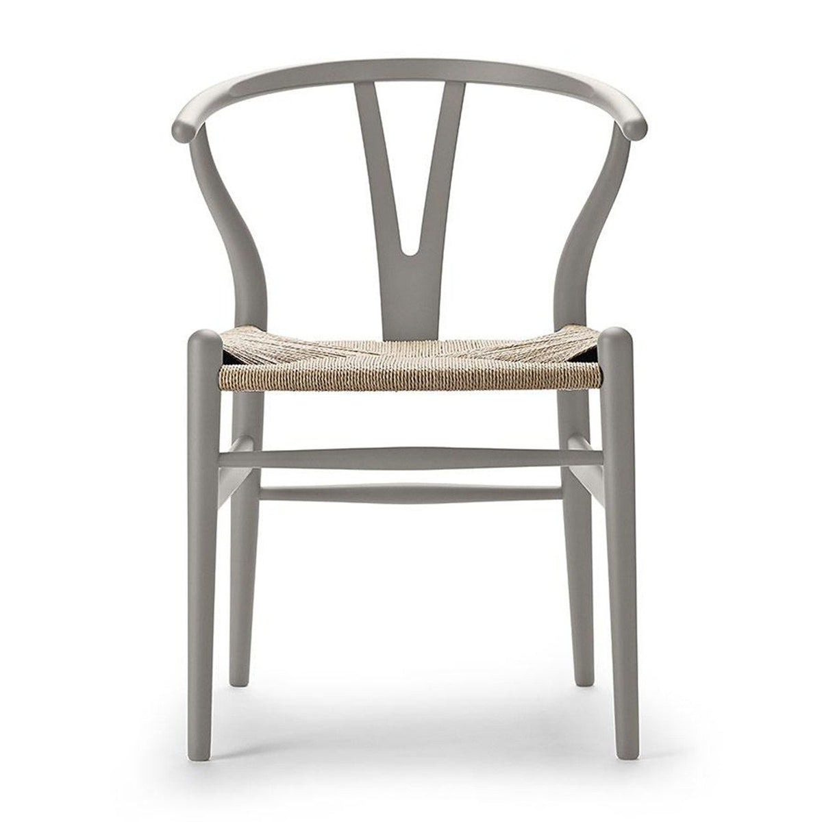 【カールハンセン別注Kvadratクッションプレゼント】CARL HANSEN & SON（カールハンセン&サン）/CH24/Yチェア（ワイチェア）/ビーチ材/SOFT SILVER GRAY仕上げ/ナチュラルペーパーコード/SH45【納期】ご注文後確認