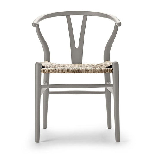 【カールハンセン別注Kvadratクッションプレゼント】CARL HANSEN & SON（カールハンセン&サン）/CH24/Yチェア（ワイチェア）/ビーチ材/SOFT SILVER GRAY仕上げ/ナチュラルペーパーコード/SH45【納期】ご注文後確認