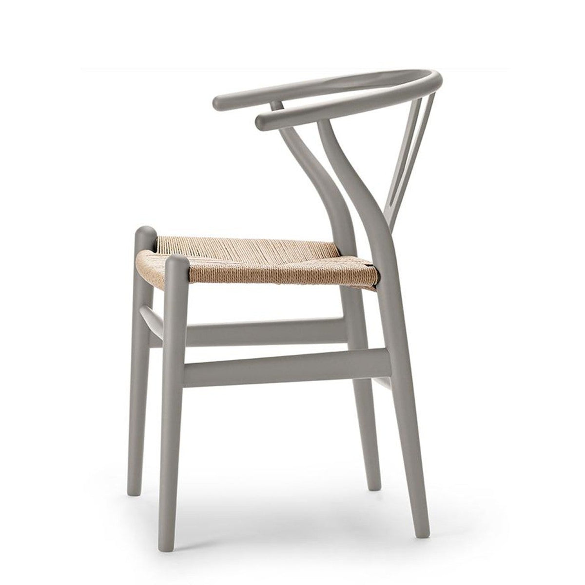 【カールハンセン別注Kvadratクッションプレゼント】CARL HANSEN & SON（カールハンセン&サン）/CH24/Yチェア（ワイチェア）/ビーチ材/SOFT SILVER GRAY仕上げ/ナチュラルペーパーコード/SH45【納期】ご注文後確認