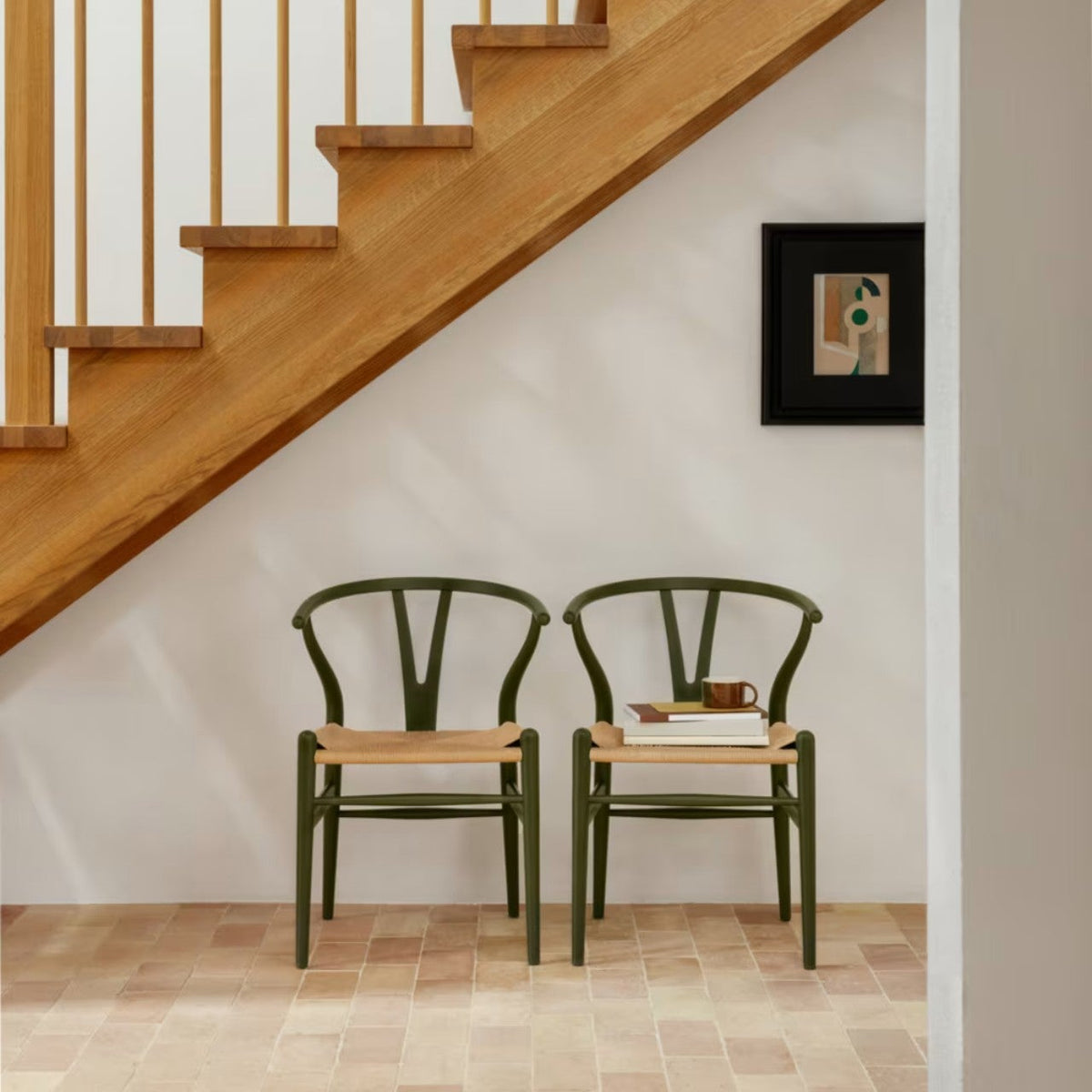 【カールハンセン別注Kvadratクッションプレゼント】CARL HANSEN & SON（カールハンセン&サン）/CH24/Yチェア（ワイチェア）/ビーチ材/SOFT by ILSE CRAWFORD/SEAWEED/ナチュラルペーパーコード/SH45【納期】ご注文後確認