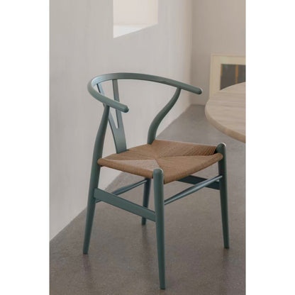 【カールハンセン別注Kvadratクッションプレゼント】CARL HANSEN & SON（カールハンセン&サン）/CH24/Yチェア（ワイチェア）/ビーチ材/SOFT by Ilse Crawford/PEWTER/ナチュラルペーパーコード/SH45【納期】ご注文後確認