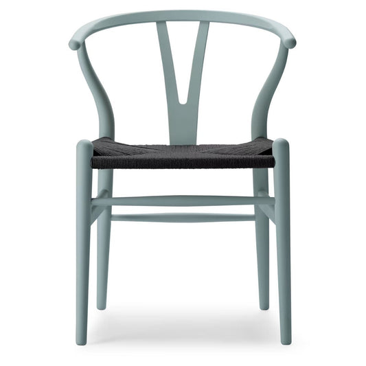 【カールハンセン別注Kvadratクッションプレゼント】CARL HANSEN & SON（カールハンセン&サン）/CH24/Yチェア（ワイチェア）/ビーチ材/SOFT by Ilse Crawford/PEWTER/ブラックペーパーコード/SH45【納期】ご注文後確認
