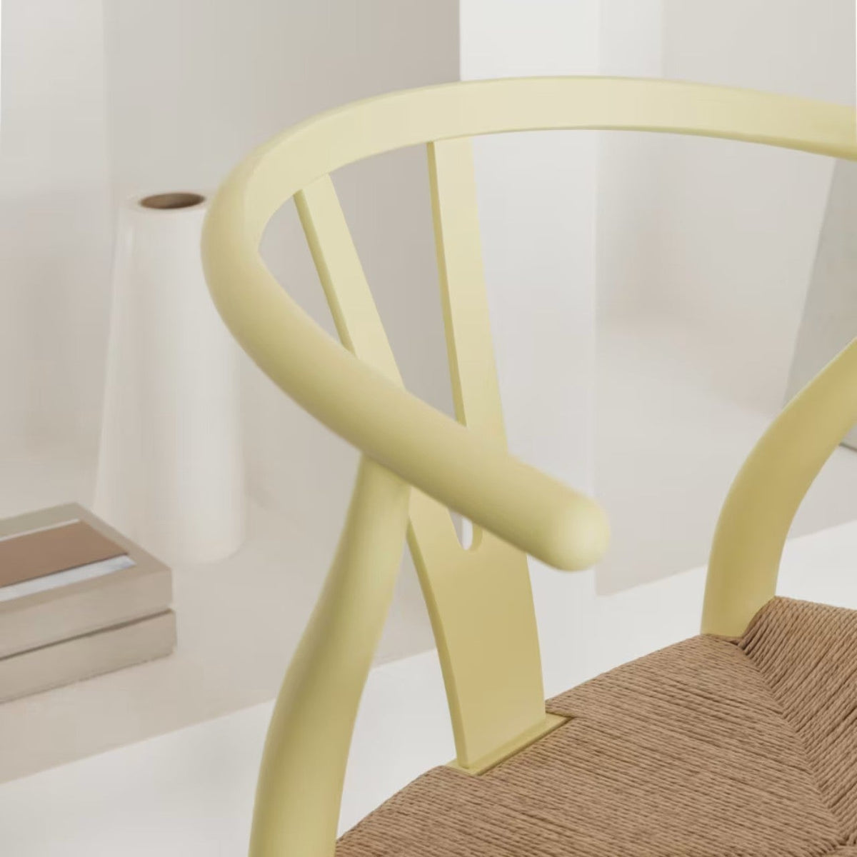 【カールハンセン別注Kvadratクッションプレゼント】CARL HANSEN & SON（カールハンセン&サン）/CH24/Yチェア（ワイチェア）/ビーチ材/SOFT by Ilse Crawford/HOLLYHOCK/ナチュラルペーパーコード/SH43【納期】ご注文後確認