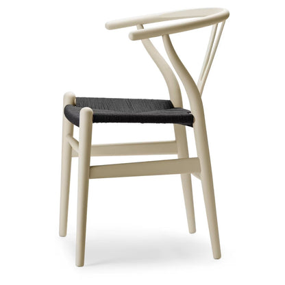 【カールハンセン別注Kvadratクッションプレゼント】CARL HANSEN & SON（カールハンセン&サン）/CH24/Yチェア（ワイチェア）/ビーチ材/SOFT by Ilse Crawford/BARLEY/ブラックペーパーコード/SH45【納期】ご注文後確認