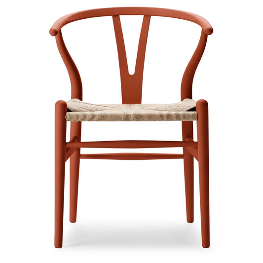 【カールハンセン別注Kvadratクッションプレゼント】CARL HANSEN & SON（カールハンセン&サン）/CH24/Yチェア（ワイチェア）/ビーチ材/SOFT by Ilse Crawford仕上げ/TERRACOTTA/ナチュラルペーパーコード/SH45【納期】ご注文後確認