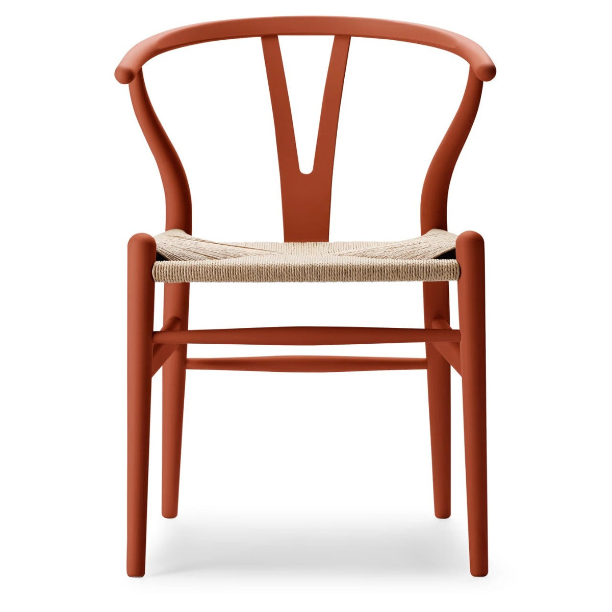 【カールハンセン別注Kvadratクッションプレゼント】CARL HANSEN & SON（カールハンセン&サン）/CH24/Yチェア（ワイチェア）/ビーチ材/SOFT by Ilse Crawford仕上げ/TERRACOTTA/ナチュラルペーパーコード/SH43【納期】ご注文後確認