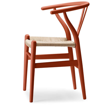 【カールハンセン別注Kvadratクッションプレゼント】CARL HANSEN & SON（カールハンセン&サン）/CH24/Yチェア（ワイチェア）/ビーチ材/SOFT by Ilse Crawford仕上げ/TERRACOTTA/ナチュラルペーパーコード/SH43【納期】ご注文後確認