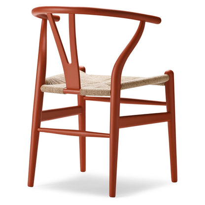 【カールハンセン別注Kvadratクッションプレゼント】CARL HANSEN & SON（カールハンセン&サン）/CH24/Yチェア（ワイチェア）/ビーチ材/SOFT by Ilse Crawford仕上げ/TERRACOTTA/ナチュラルペーパーコード/SH43【納期】ご注文後確認