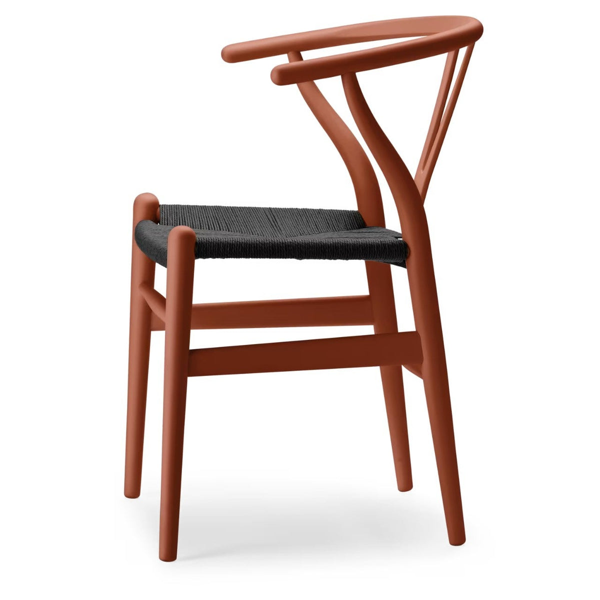 【カールハンセン別注Kvadratクッションプレゼント】CARL HANSEN & SON（カールハンセン&サン）/CH24/Yチェア（ワイチェア）/ビーチ材/SOFT by Ilse Crawford仕上げ/TERRACOTTA/ブラックペーパーコード/SH45【納期】ご注文後確認