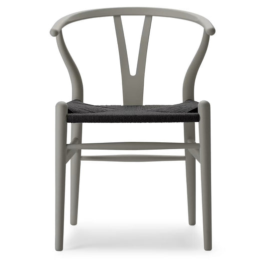 【カールハンセン別注Kvadratクッションプレゼント】CARL HANSEN & SON（カールハンセン&サン）/CH24/Yチェア（ワイチェア）/ビーチ材/SOFT by Ilse Crawford仕上げ/CLAY/ブラックペーパーコード/SH45【納期】ご注文後確認
