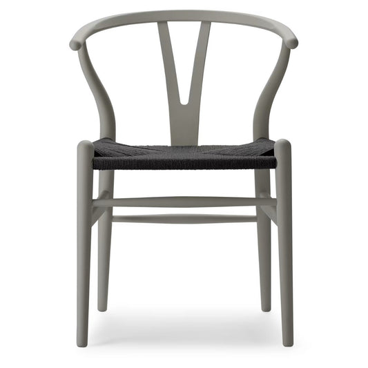 【カールハンセン別注Kvadratクッションプレゼント】CARL HANSEN & SON（カールハンセン&サン）/CH24/Yチェア（ワイチェア）/ビーチ材/SOFT by Ilse Crawford仕上げ/SLATE/ブラックペーパーコード/SH43【納期】ご注文後確認