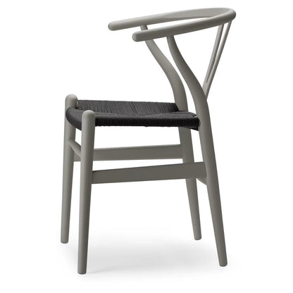 【カールハンセン別注Kvadratクッションプレゼント】CARL HANSEN & SON（カールハンセン&サン）/CH24/Yチェア（ワイチェア）/ビーチ材/SOFT by Ilse Crawford仕上げ/SLATE/ブラックペーパーコード/SH43【納期】ご注文後確認