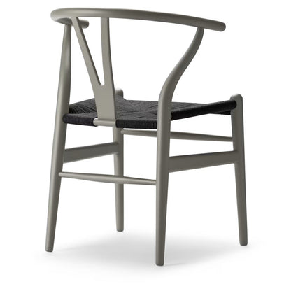 【カールハンセン別注Kvadratクッションプレゼント】CARL HANSEN & SON（カールハンセン&サン）/CH24/Yチェア（ワイチェア）/ビーチ材/SOFT by Ilse Crawford仕上げ/SLATE/ブラックペーパーコード/SH43【納期】ご注文後確認