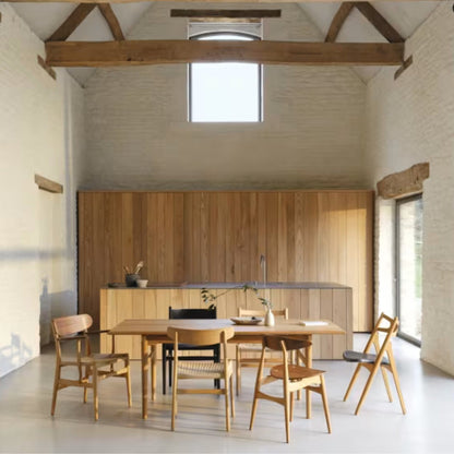 【カールハンセン別注Kvadratクッションプレゼント】CARL HANSEN & SON（カールハンセン&サン）/CH24/Yチェア（ワイチェア）/オーク材/ホワイトオイル仕上げ/ナチュラルペーパーコード/SH45【納期】ご注文後確認 傷防止フェルト付