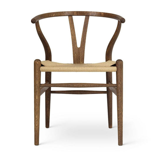 【カールハンセン別注Kvadratクッションプレゼント】CARL HANSEN & SON（カールハンセン&サン）/CH24/Yチェア（ワイチェア）/オーク材/スモークドオイル仕上げ/ナチュラルペーパーコード/SH45【納期】ご注文後確認 傷防止フェルト付