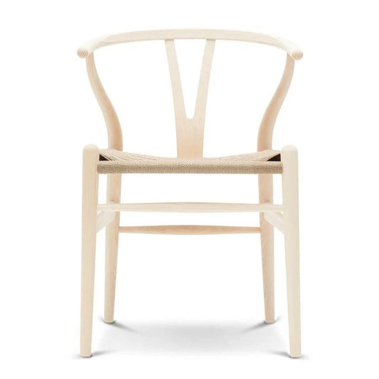 【カールハンセン別注Kvadratクッションプレゼント】CARL HANSEN & SON（カールハンセン&サン）/CH24/Yチェア（ワイチェア）/アッシュ材/ソープ仕上げ/ナチュラルペーパーコード/SH45【納期】ご注文後確認 傷防止フェルト付