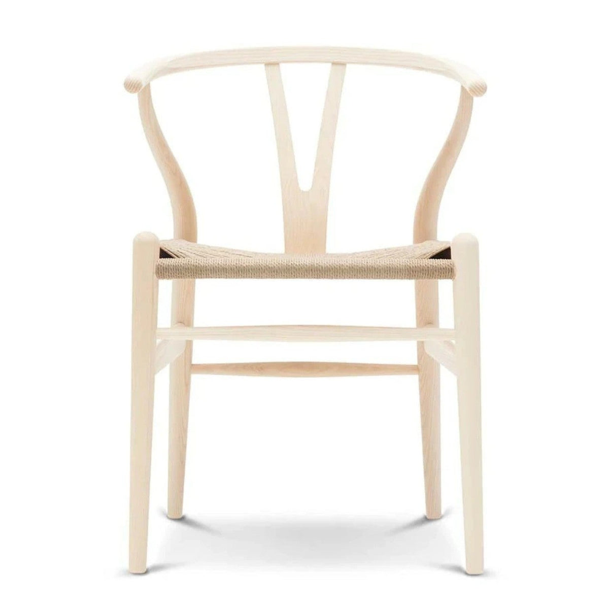 【カールハンセン別注Kvadratクッションプレゼント】CARL HANSEN & SON（カールハンセン&サン）/CH24/Yチェア（ワイチェア）/アッシュ材/ソープ仕上げ/ナチュラルペーパーコード/SH43【納期】ご注文後確認 傷防止フェルト付