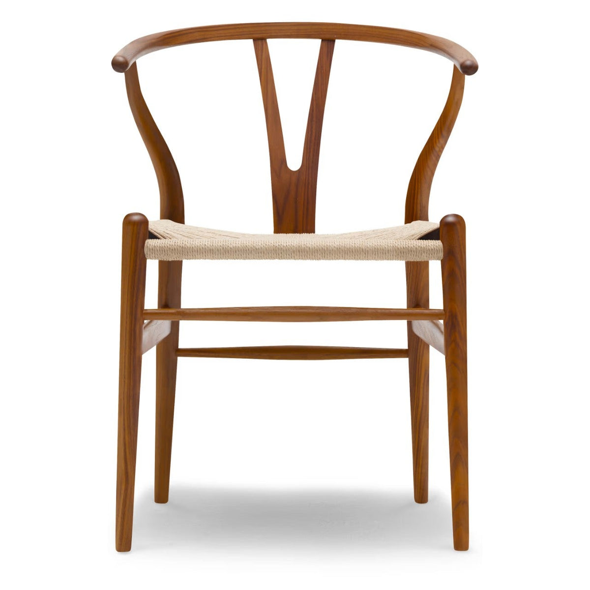 【カールハンセン別注Kvadratクッションプレゼント】CARL HANSEN & SON（カールハンセン&サン）/CH24/Yチェア（ワイチェア）/ウォールナット材/クリアラッカー仕上げ/ナチュラルペーパーコード/SH43【納期】ご注文後確認 傷防止フェルト付