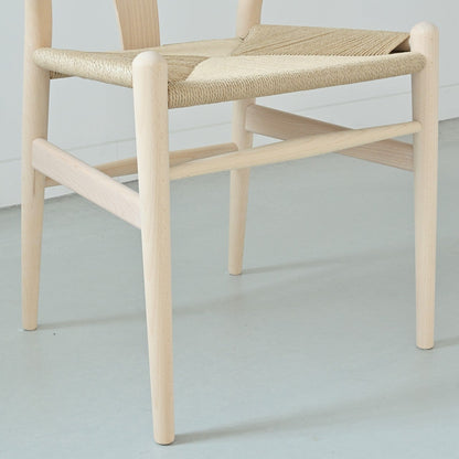 【カールハンセン別注Kvadratクッションプレゼント】CARL HANSEN & SON（カールハンセン&サン）/CH24/Yチェア（ワイチェア）/ビーチ材/ソープ仕上げ/ナチュラルペーパーコード/SH45/【シリアルNo.1773596】/【実物画像】 傷防止フェルト付