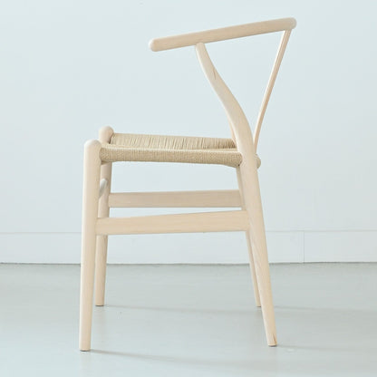 【カールハンセン別注Kvadratクッションプレゼント】CARL HANSEN & SON（カールハンセン&サン）/CH24/Yチェア（ワイチェア）/ビーチ材/ソープ仕上げ/ナチュラルペーパーコード/SH45/【シリアルNo.1789897】/【実物画像】 傷防止フェルト付