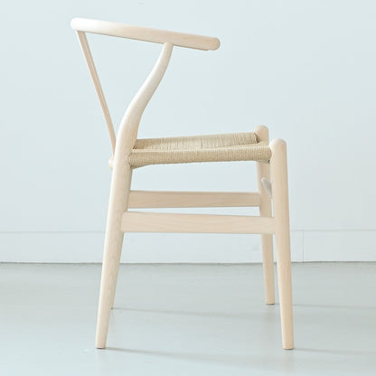 【カールハンセン別注Kvadratクッションプレゼント】CARL HANSEN & SON（カールハンセン&サン）/CH24/Yチェア（ワイチェア）/ビーチ材/ソープ仕上げ/ナチュラルペーパーコード/SH45/【シリアルNo.1789897】/【実物画像】 傷防止フェルト付