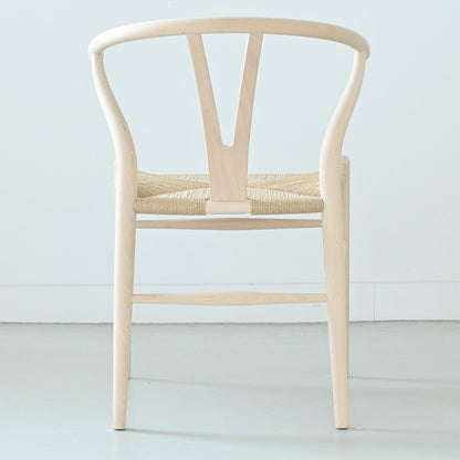 【カールハンセン別注Kvadratクッションプレゼント】CARL HANSEN & SON（カールハンセン&サン）/CH24/Yチェア（ワイチェア）/ビーチ材/ソープ仕上げ/ナチュラルペーパーコード/SH45/【シリアルNo.1789897】/【実物画像】 傷防止フェルト付