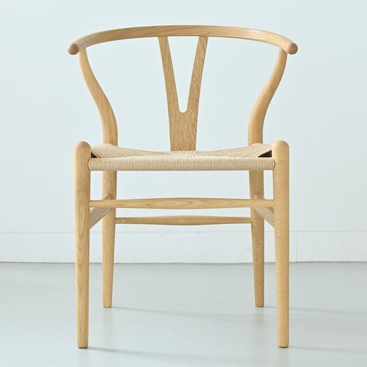 【カールハンセン別注Kvadratクッションプレゼント】CARL HANSEN & SON（カールハンセン&サン）/CH24/Yチェア（ワイチェア）/オーク材/オイル仕上げ/ナチュラルペーパーコード/SH45/【シリアルNo.1779147】/【実物画像】 傷防止フェルト付