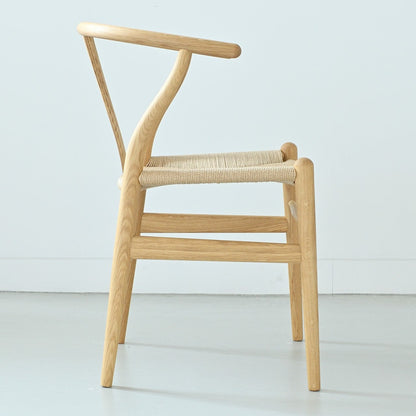 【カールハンセン別注Kvadratクッションプレゼント】CARL HANSEN & SON（カールハンセン&サン）/CH24/Yチェア（ワイチェア）/オーク材/オイル仕上げ/ナチュラルペーパーコード/SH45/【シリアルNo.1779147】/【実物画像】 傷防止フェルト付