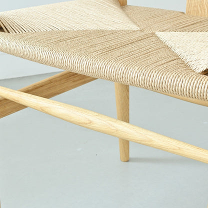 【カールハンセン別注Kvadratクッションプレゼント】CARL HANSEN & SON（カールハンセン&サン）/CH24/Yチェア（ワイチェア）/オーク材/オイル仕上げ/ナチュラルペーパーコード/SH45/【シリアルNo.1779147】/【実物画像】 傷防止フェルト付