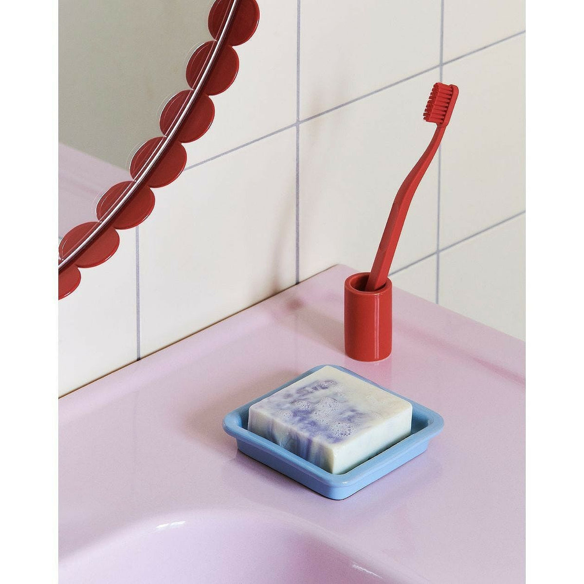 HAY（ヘイ）/Soap Dish/Light green/W11 x D11 x H2/AE363-A916
