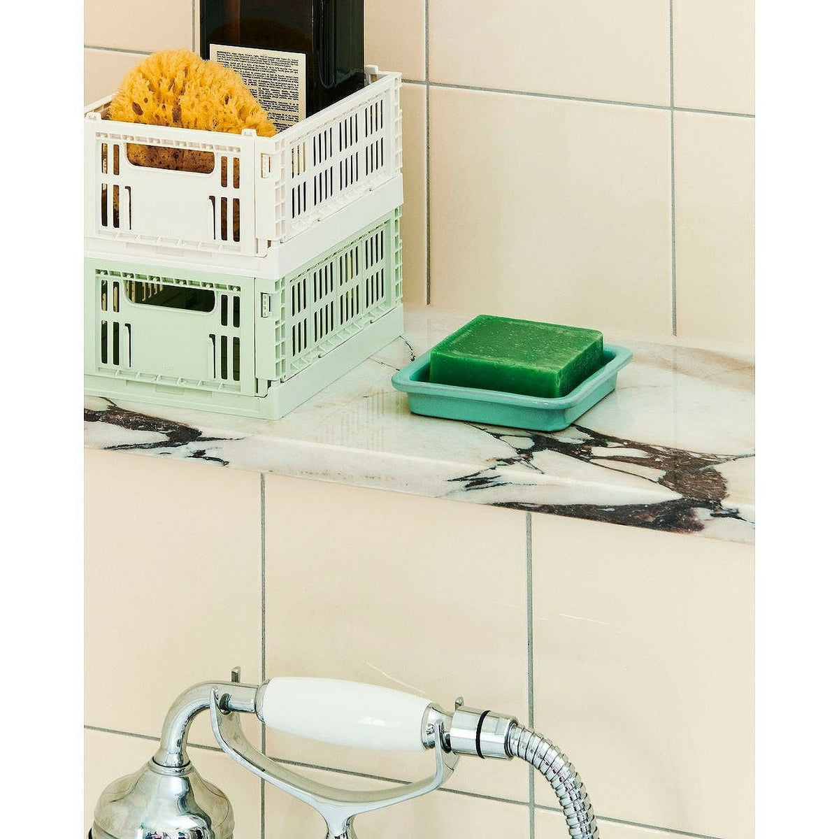 HAY（ヘイ）/Soap Dish/Light green/W11 x D11 x H2/AE363-A916