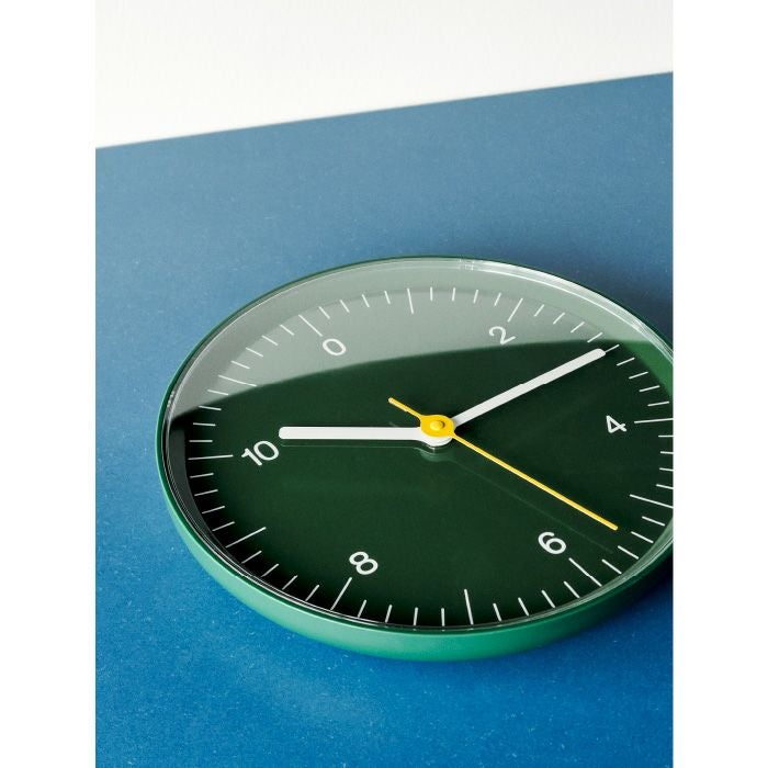 【壁掛けフック特典付】HAY（ヘイ）/WALL CLOCK/ウォールクロック/グリーン 時計 クロック 壁掛け 掛け時計 壁かけ時計 新生活  北欧 子供部屋 寝室 リビング 玄関 洗面所 静音 カフェ オフィス 緑 正規品 ギフト ラッピング不可