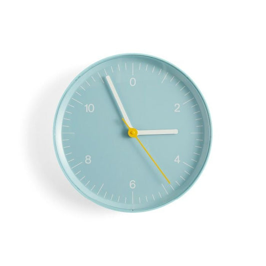 【壁掛けフック特典付】HAY（ヘイ）/WALL CLOCK/ウォールクロック/ブルー 時計 クロック 壁掛け 掛け時計 壁かけ時計 新生活  北欧 子供部屋 寝室 リビング 玄関 洗面所 静音 カフェ オフィス 水色 正規品 ギフト ラッピング不可