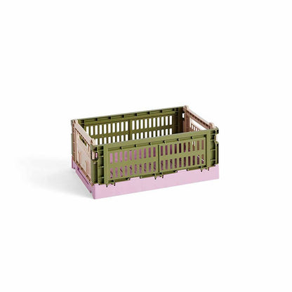 HAY（ヘイ）/COLOUR CRATE MIX S カラークレート/オリーブ,パウダー/542160/Olive, powder