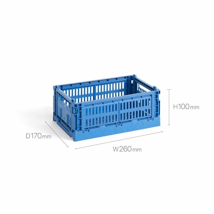 HAY（ヘイ）/Colour Crate S/カラークレート/エレクトリックブルー/Sサイズ/541444/Electric blue