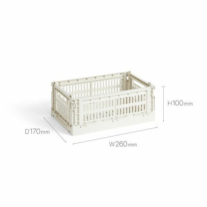 HAY（ヘイ）/Colour Crate S/カラークレート/オフホワイト/Sサイズ/541451/Off-white