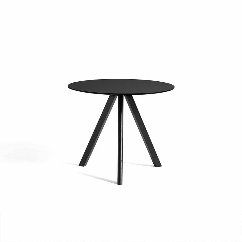 HAY（ヘイ）/COPENHAGUE（コペンハーグ）/CPH 20 ROUND テーブル 90×74/ブラックリノリウム/直径90cm/L90cm×H74cm/AA994-A529-AB38 【納期】約3～4週間（メーカー欠品時を除く）