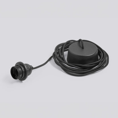 HAY（ヘイ）/CORD SET PENDANT/コードのみ/シェード無し/1500mm/CORD LENGTH 150/418981/Soft Black