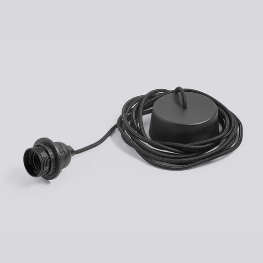 HAY（ヘイ）/CORD SET PENDANT/コードのみ/シェード無し/1500mm/CORD LENGTH 150/418981/Soft Black