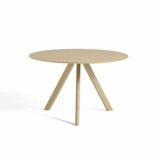 HAY（ヘイ）/CPH 20 ROUND/TABLES/テーブル/ダイニングテーブル/オーク/直径120/AA995-A530-AB39/Water-Based Lacquered Oak Veneer Tabletop Water-Based Lacquered Plywood Edge