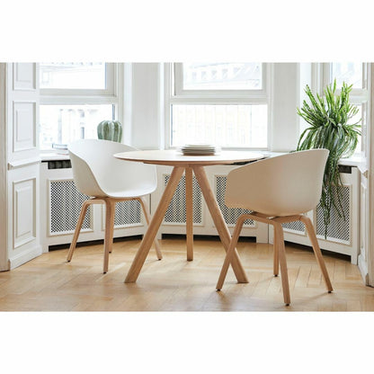 HAY（ヘイ）/CPH 20 ROUND/TABLES/テーブル/ダイニングテーブル/グレー リノリウム/O120/AA995-A530-AB41/Grey Linoleum Tabletop Water-Based Lacquered Plywood Edge