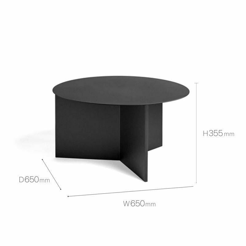 HAY（ヘイ）/SLIT TABLE XL/COFFEE & SIDE TABLES/サイドテーブル/ブラック/AA686-A365-AA55/Black