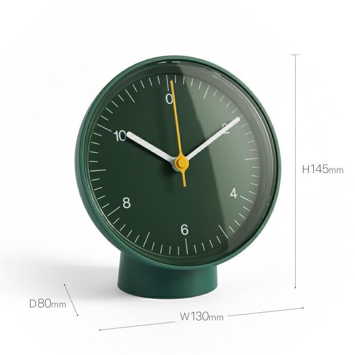 HAY（ヘイ）/TABLE CLOCK/テーブルクロック/グリーン 時計 クロック 卓上 新生活 置時計 置き時計 北欧 子供部屋 寝室 リビング 玄関 洗面所 静音 カフェ 小型 小さい 緑 正規品 ギフト ラッピング不可
