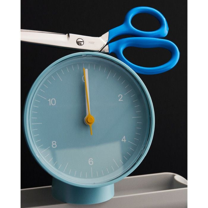 HAY（ヘイ）/TABLE CLOCK/テーブルクロック/ブルー 時計 クロック 卓上 新生活 置時計 置き時計 北欧 子供部屋 寝室 リビング 玄関 洗面所 静音 カフェ 小型 小さい 水色 正規品 ギフト ラッピング不可