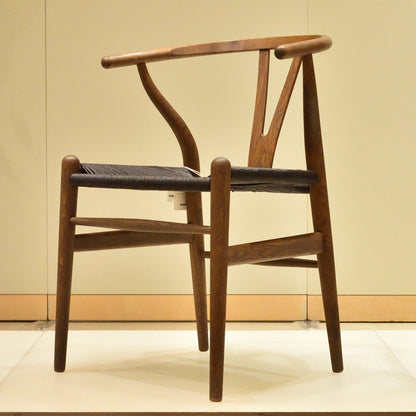 【カールハンセン別注Kvadratクッションプレゼント】【店頭在庫品】CARL HANSEN & SON（カールハンセン&サン）/CH24/Yチェア/オーク材/スモークドオイル仕上げ/ブラックペーパーコード