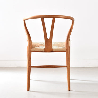 【カールハンセン別注Kvadratクッションプレゼント】CARL HANSEN & SON（カールハンセン&サン）/CH24/Yチェア（ワイチェア）/チーク材/オイル仕上げ/ナチュラルペーパーコード/SH45/【シリアルNo.1790825】/【実物画像】 傷防止フェルト付