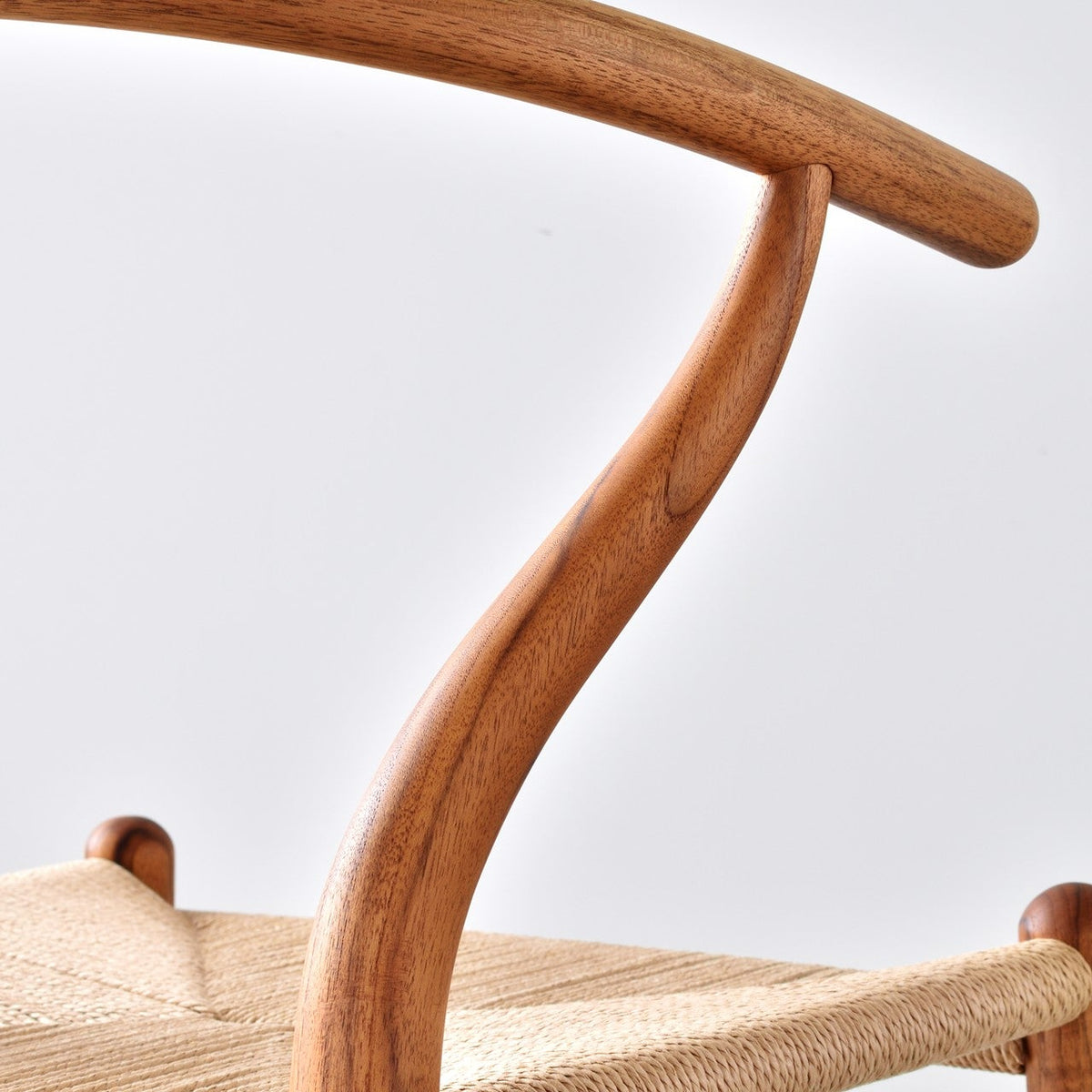 【カールハンセン別注Kvadratクッションプレゼント】CARL HANSEN & SON（カールハンセン&サン）/CH24/Yチェア（ワイチェア）/チーク材/オイル仕上げ/ナチュラルペーパーコード/SH45/【シリアルNo.1790825】/【実物画像】 傷防止フェルト付
