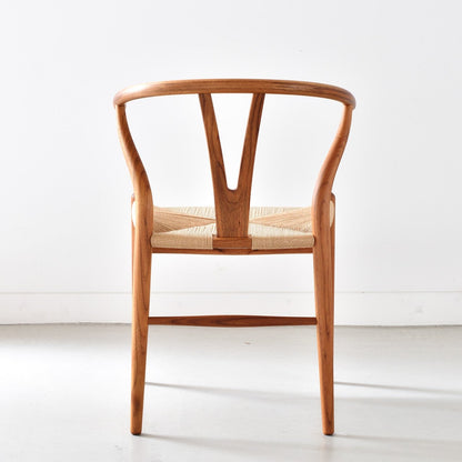 【カールハンセン別注Kvadratクッションプレゼント】CARL HANSEN & SON（カールハンセン&サン）/CH24/Yチェア（ワイチェア）/チーク材/オイル仕上げ/ナチュラルペーパーコード/SH45/【シリアルNo.1792812】/【実物画像】 傷防止フェルト付